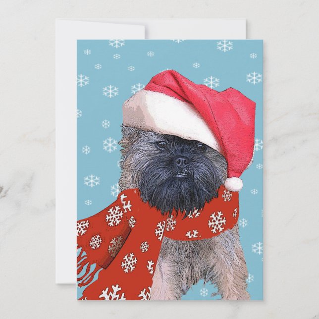 Cartes Pour Fêtes Annuelles Bruxelles Griffon (Devant)