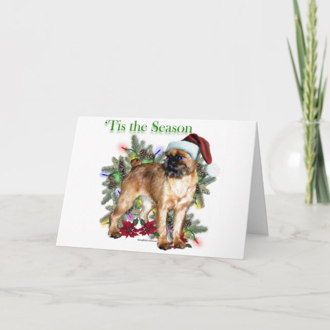 Cartes Pour Fêtes Annuelles Bruxelles Griffon Tis (Devant)