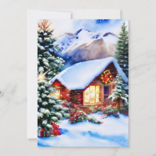 Cartes Pour Fêtes Annuelles Budget cabine de Noël