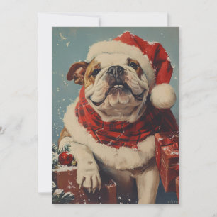 Cartes Pour Fêtes Annuelles Bulldog