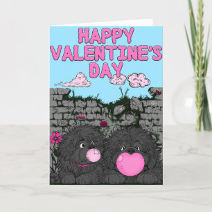 Cartes Pour Fêtes Annuelles Bulles d'amour (intérieur vide)