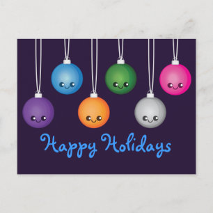 Cartes Pour Fêtes Annuelles Bulles de Kawaii