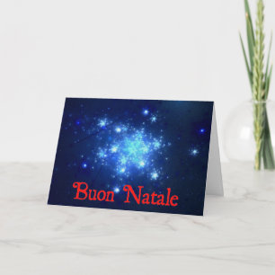 Cartes Pour Fêtes Annuelles Buon Natale - Ciel nocturne