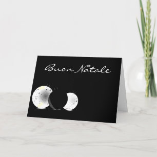 CARTES POUR FÊTES ANNUELLES BUON NATALE ET UNE NOUVELLE ANNÉE DE JOIE ET DE BO