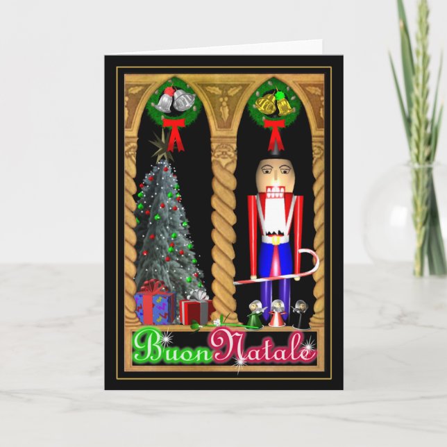 Cartes Pour Fêtes Annuelles Buon Natale - Joyeux Noël (Devant)