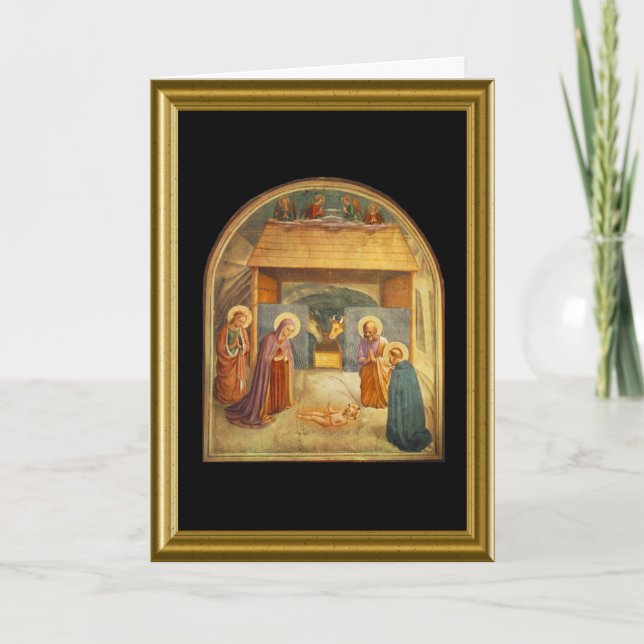 Cartes Pour Fêtes Annuelles Buon natale - Prière Saint François en italien (Devant)