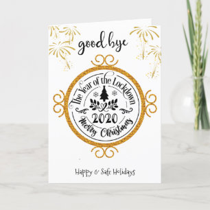 Cartes Pour Fêtes Annuelles Bye 2020   L'année de l'éclusage