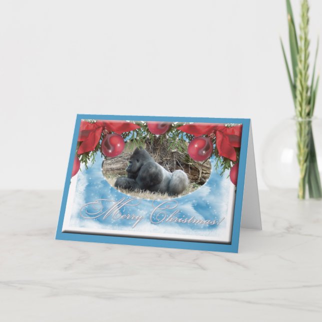 Cartes Pour Fêtes Annuelles c-gorilla-176-c (Devant)