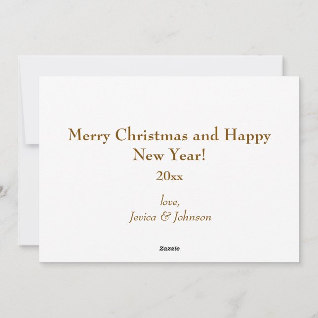Cartes Pour Fêtes Annuelles Cabine d'hiver et Snowman | Noël aquarelle (Dos)