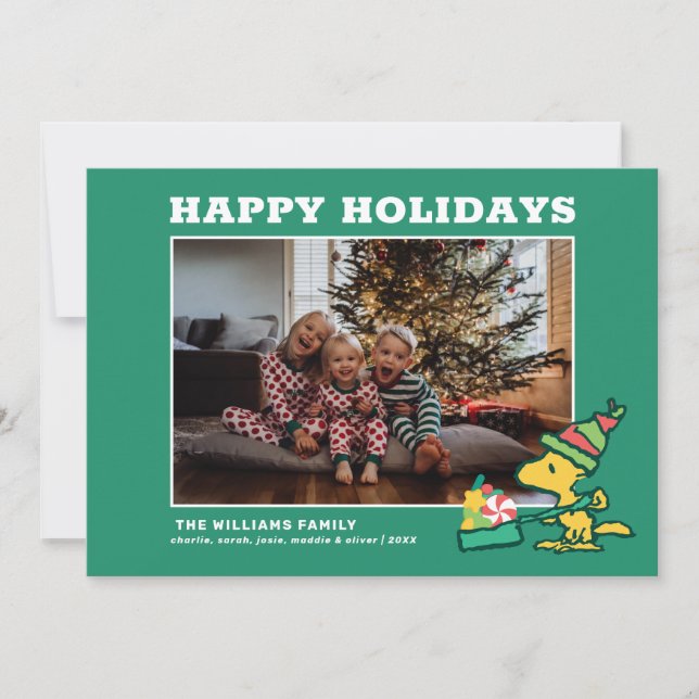 Cartes Pour Fêtes Annuelles cacahuètes | Plus Le Merrier Est Merrier (Devant)