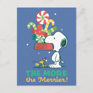 Cartes Pour Fêtes Annuelles cacahuètes   Plus Le Merrier Est Merrier