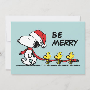 Cartes Pour Fêtes Annuelles cacahuètes   Snoopy & Friends Winter Ajouter Vos P