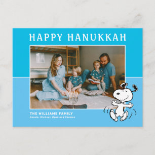 Cartes Pour Fêtes Annuelles cacahuètes   Snoopy Happy Hanoukka
