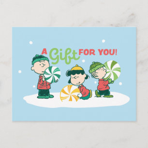 Cartes Pour Fêtes Annuelles cacahuètes Un cadeau pour vous