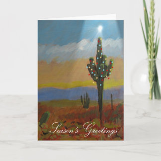 Cartes Pour Fêtes Annuelles Cactus Christmas