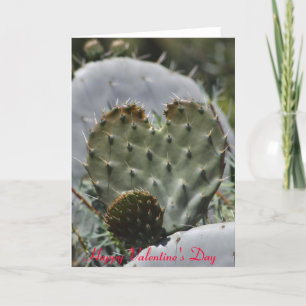 Cartes Pour Fêtes Annuelles Cactus de Saint-Valentin