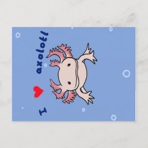 Cartes Pour Fêtes Annuelles Cadeau Axolotl Axolotl Mignon Pour Anniversaire