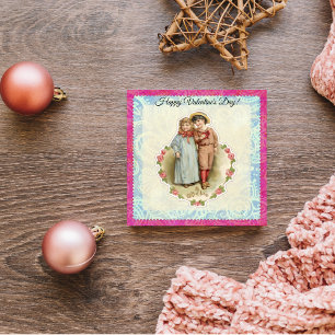 Cartes Pour Fêtes Annuelles Cadeau d'amour de la Saint-Valentin pour enfants v