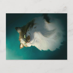 Cartes Pour Fêtes Annuelles Cadeau De Chat Sly Cute  Chat Drôle Pour Anniversa