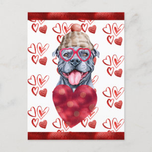Cartes Pour Fêtes Annuelles Cadeau de la Saint-Valentin pour amateur de chiens