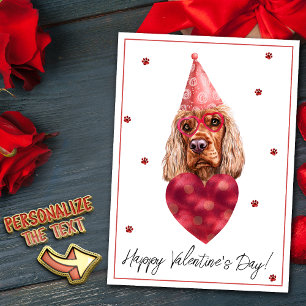 Cartes Pour Fêtes Annuelles Cadeau de la Saint-Valentin pour amateur de chiens