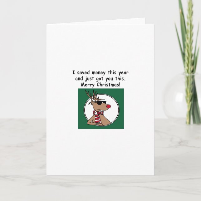 Cartes Pour Fêtes Annuelles Cadeau de Noël (Devant)