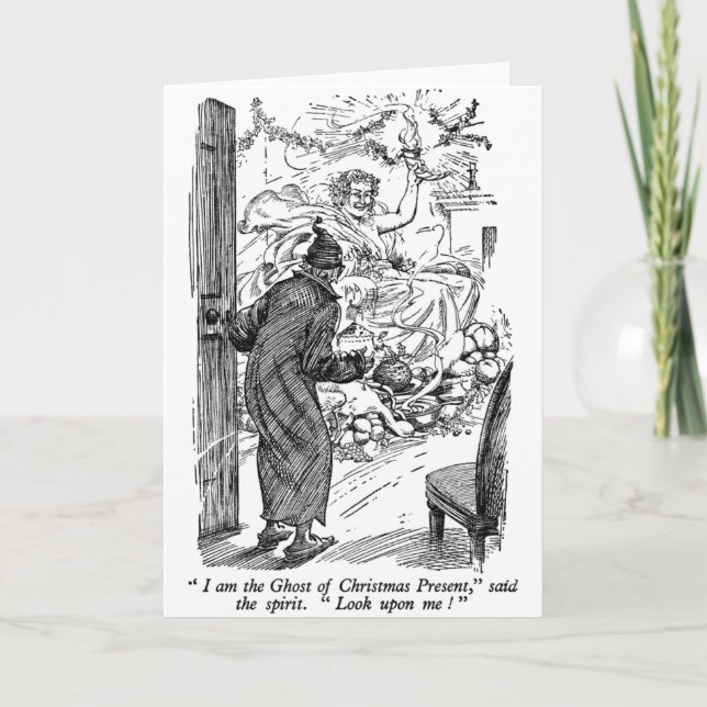 Cartes Pour Fêtes Annuelles Cadeau de Noël (avec texte) (Devant)
