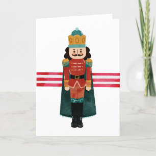 Cartes Pour Fêtes Annuelles Cadeau de Noël Red Green Nutcracker