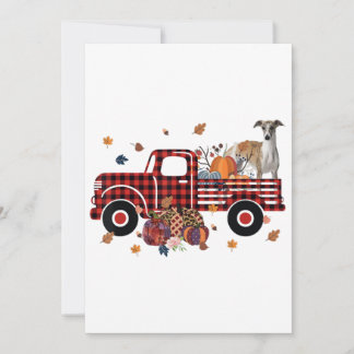 Cartes Pour Fêtes Annuelles Cadeau de Thanksgiving Halloween camion citrouille
