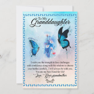 Cartes Pour Fêtes Annuelles Cadeau Grandgirl   Love Grand-mère Famille Groupe