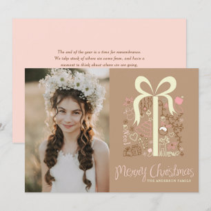 Cartes Pour Fêtes Annuelles Cadeau Whimiscal Joyeux Noël Photo