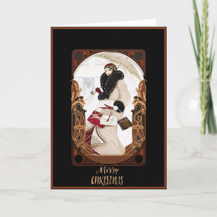 Cartes Pour Fêtes Annuelles Cadeaux Art déco des années 1920 vintages et cadea