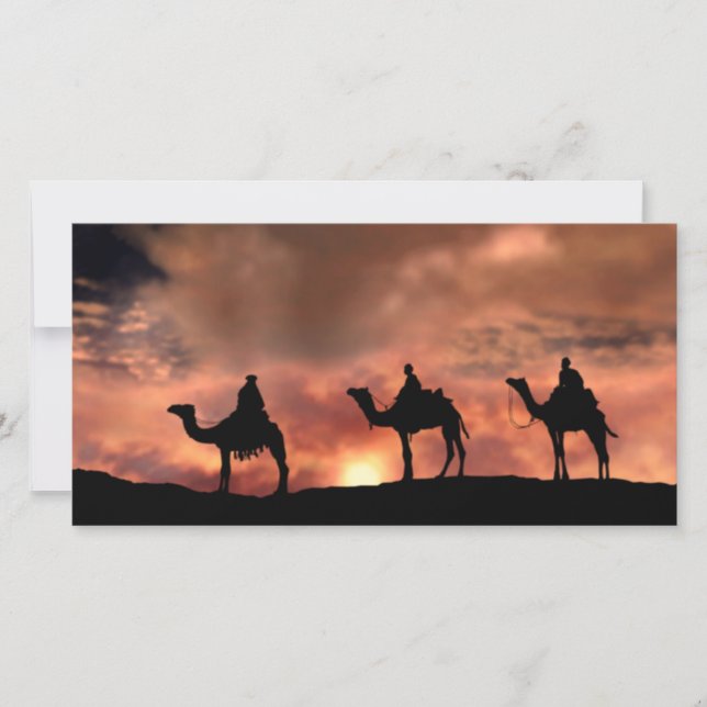 Cartes Pour Fêtes Annuelles Cadeaux de crèches pour Noël (Devant)