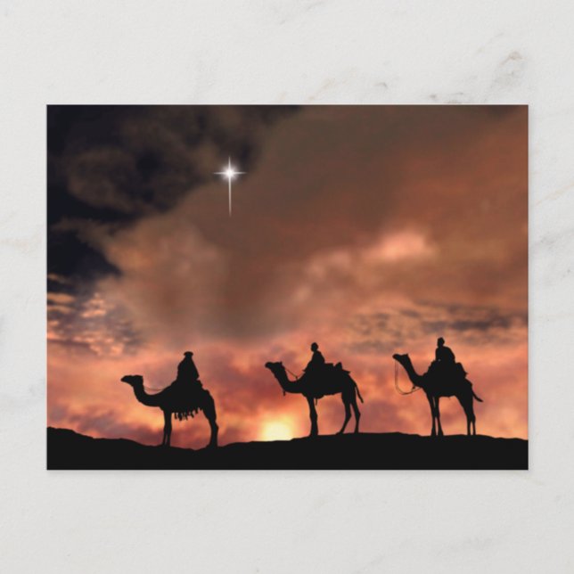 Cartes Pour Fêtes Annuelles Cadeaux de crèches pour Noël (Devant)