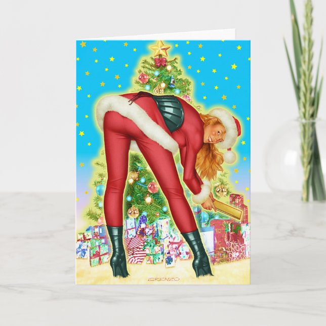 Cartes Pour Fêtes Annuelles "Cadeaux de Noël " (Devant)