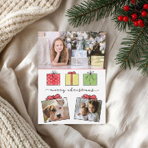 Cadeaux de Noël 3-photos Fêtes