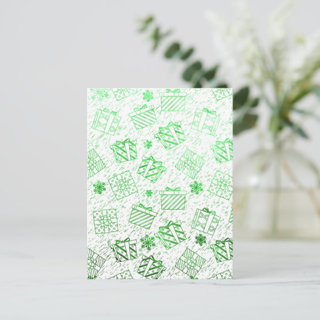 Cartes Pour Fêtes Annuelles Cadeaux de Noël 7 (Debout devant)
