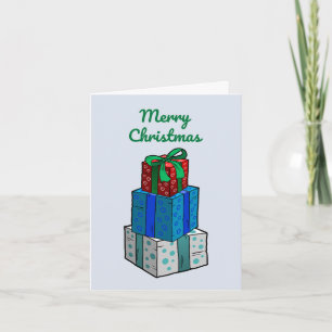 Cartes Pour Fêtes Annuelles Cadeaux de Noël emballés