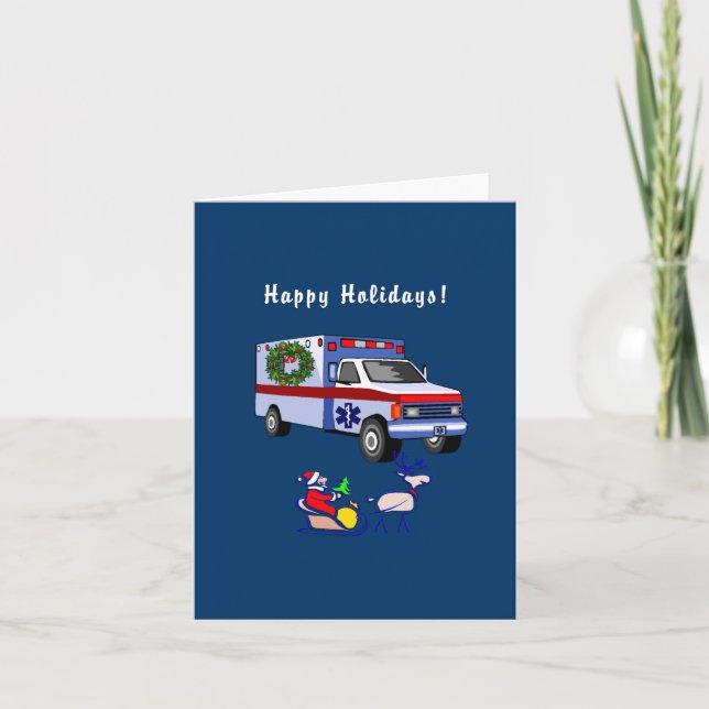Cartes Pour Fêtes Annuelles Cadeaux de Noël EMS (Devant)