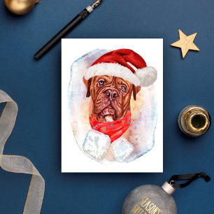 Cartes Pour Fêtes Annuelles Cadeaux De Noël Mastiff Français Pour Les Amateurs