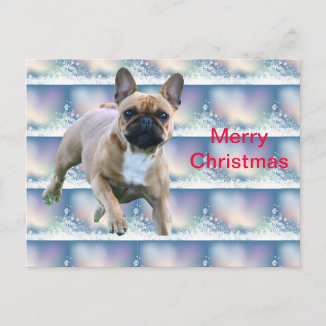 Cartes Pour Fêtes Annuelles Cadeaux de Noël pour Bouledogue Français (Devant)