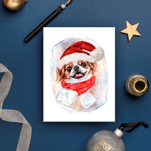 Cartes Pour Fêtes Annuelles Cadeaux de Noël pour les amoureux des chiens Chin