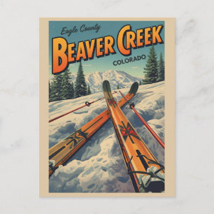 Cartes Pour Fêtes Annuelles cadeaux de rivières vintage Steamboat Springs Colo