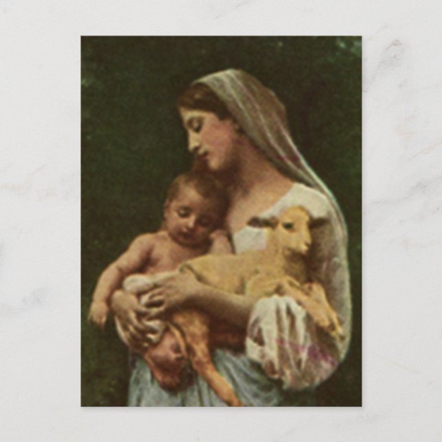 Cartes Pour Fêtes Annuelles Cadeaux de scène de nativité pour Noël (Devant)