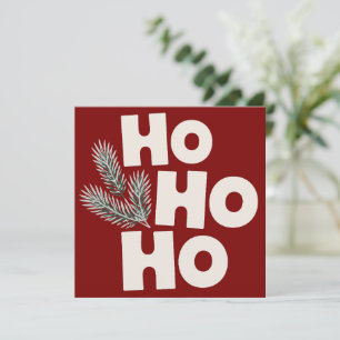 Cartes Pour Fêtes Annuelles Cadeaux de vacances de Noël Ho Ho Ho Saisonniers 