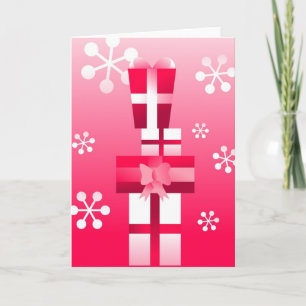 Cartes Pour Fêtes Annuelles Cadeaux rétro