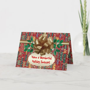 Cartes Pour Fêtes Annuelles Cadeaux Whimsical