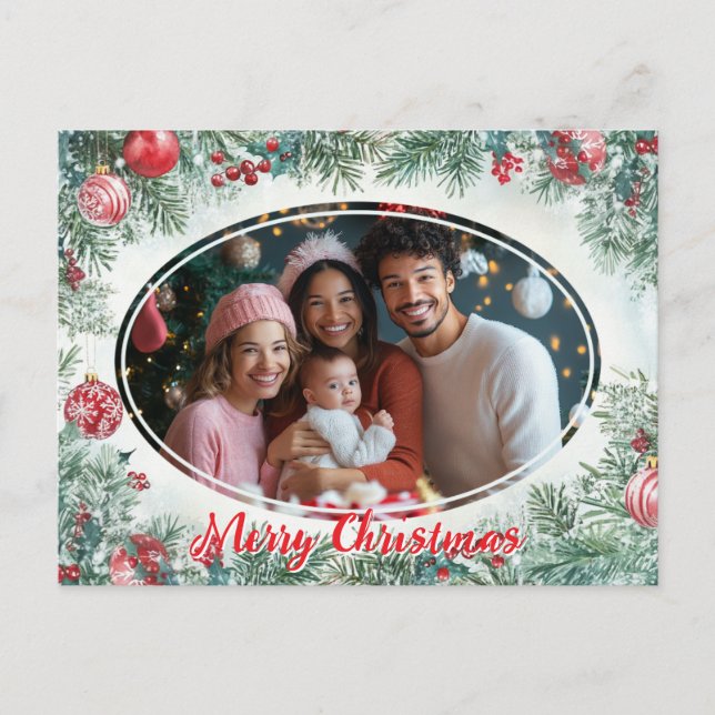 Cartes Pour Fêtes Annuelles Cadre de Joyeux souvenirs (Devant)