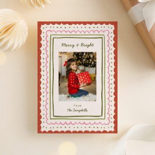 Cartes Pour Fêtes Annuelles Cadres à main fantaisie photo de Noël