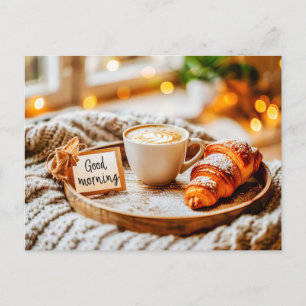 Cartes Pour Fêtes Annuelles Café du matin à vapeur